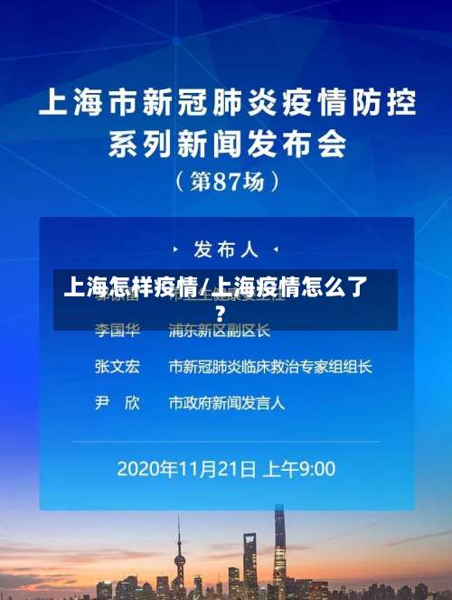 上海怎样疫情/上海疫情怎么了?