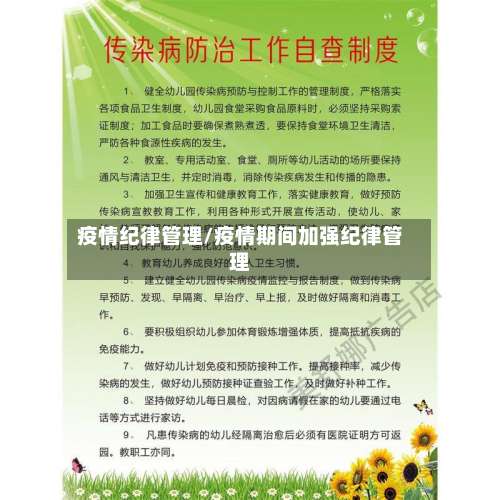 疫情纪律管理/疫情期间加强纪律管理-第2张图片