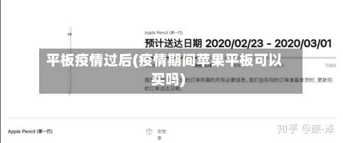平板疫情过后(疫情期间苹果平板可以买吗)-第2张图片