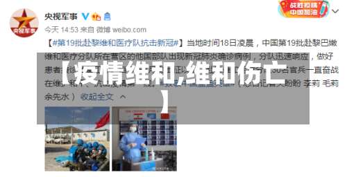 【疫情维和,维和伤亡】-第2张图片