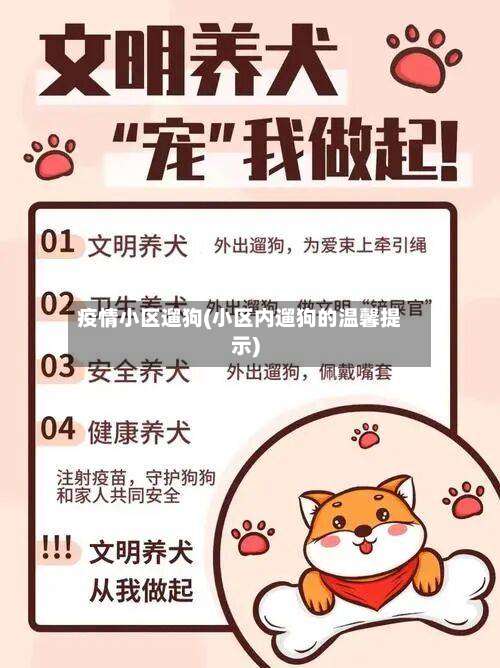 疫情小区遛狗(小区内遛狗的温馨提示)