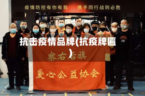 抗击疫情品牌(抗疫牌匾)-第2张图片