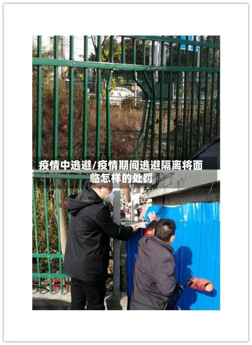 疫情中逃避/疫情期间逃避隔离将面临怎样的处罚-第2张图片