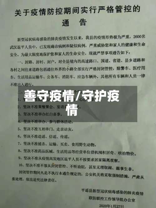 善守疫情/守护疫情