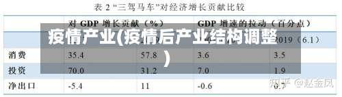 疫情产业(疫情后产业结构调整)-第2张图片